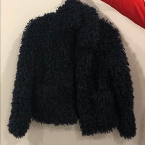 Zara shaggy jacket